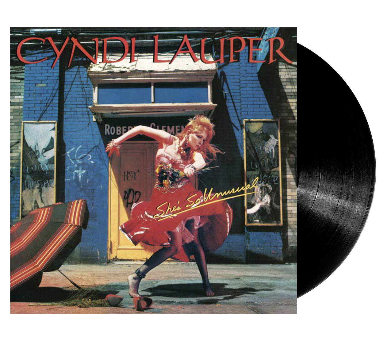 Image of Artwork for Cyndi Lauper's She's So Unusual (LP)
